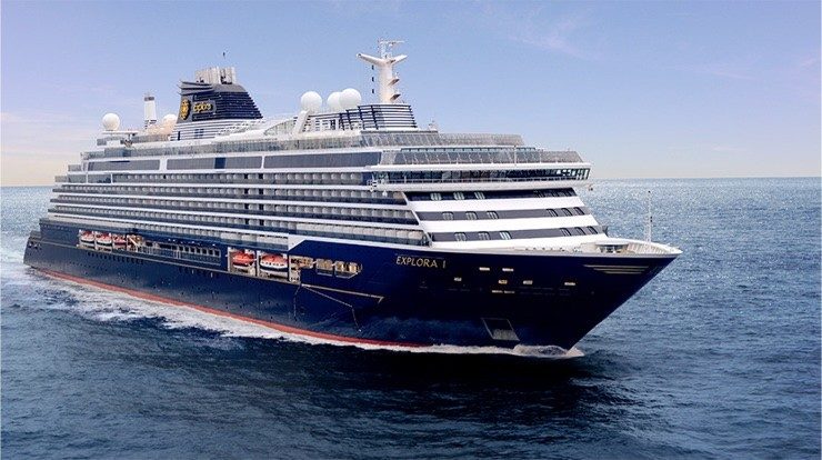 Official Explora Journeys suite terrace overlooking Port Hercule