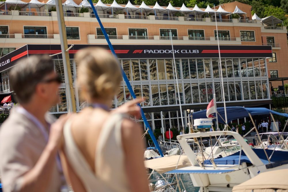 Official Explora Journeys photograph of Formula racing action in Monaco
